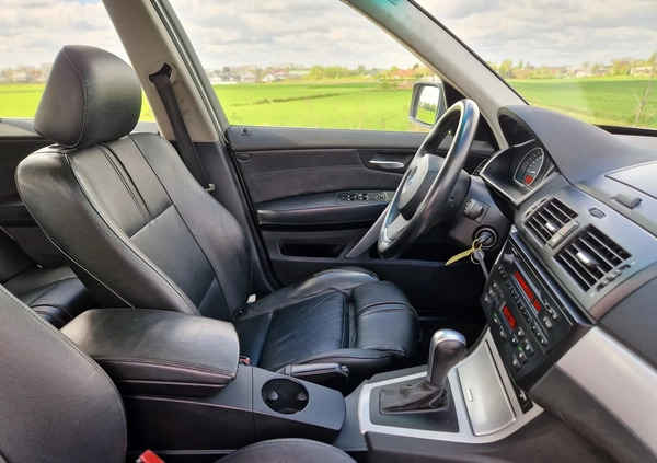 BMW X3 cena 26900 przebieg: 249475, rok produkcji 2007 z Pisz małe 277